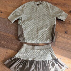 Amazing Cre Golf Set (Top & Bottom) - Khaki - Size Large